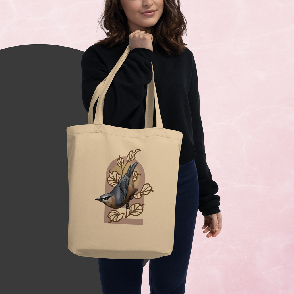 Eco Tote Bag - Nuthatch