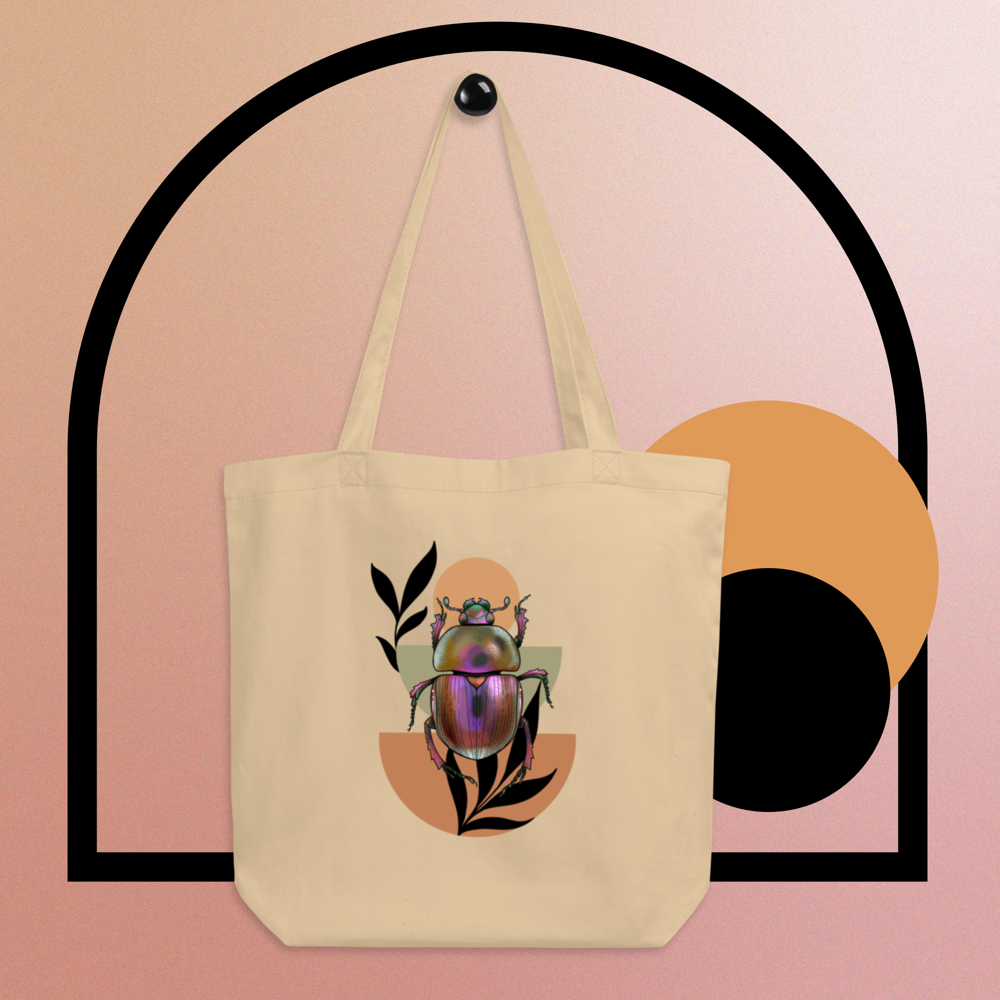 Eco Tote Bag - Scarab Beetle