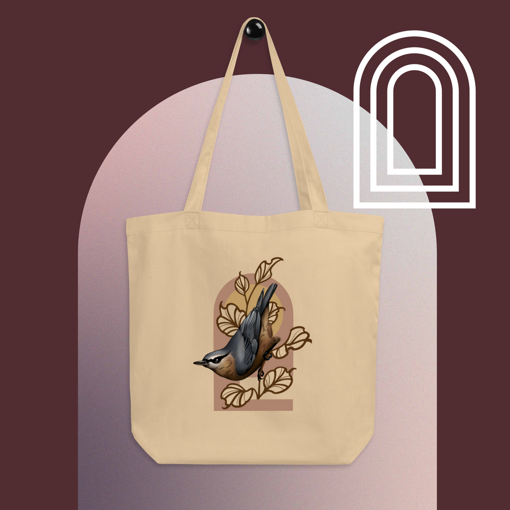 Eco Tote Bag - Nuthatch