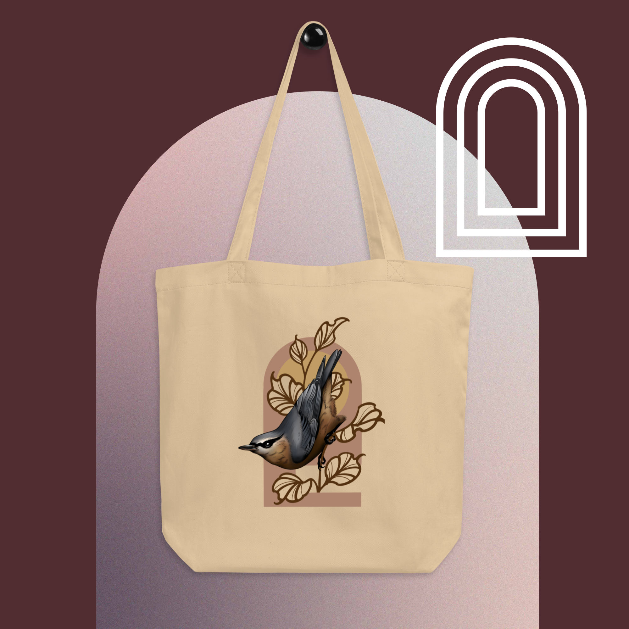 Eco Tote Bag - Nuthatch