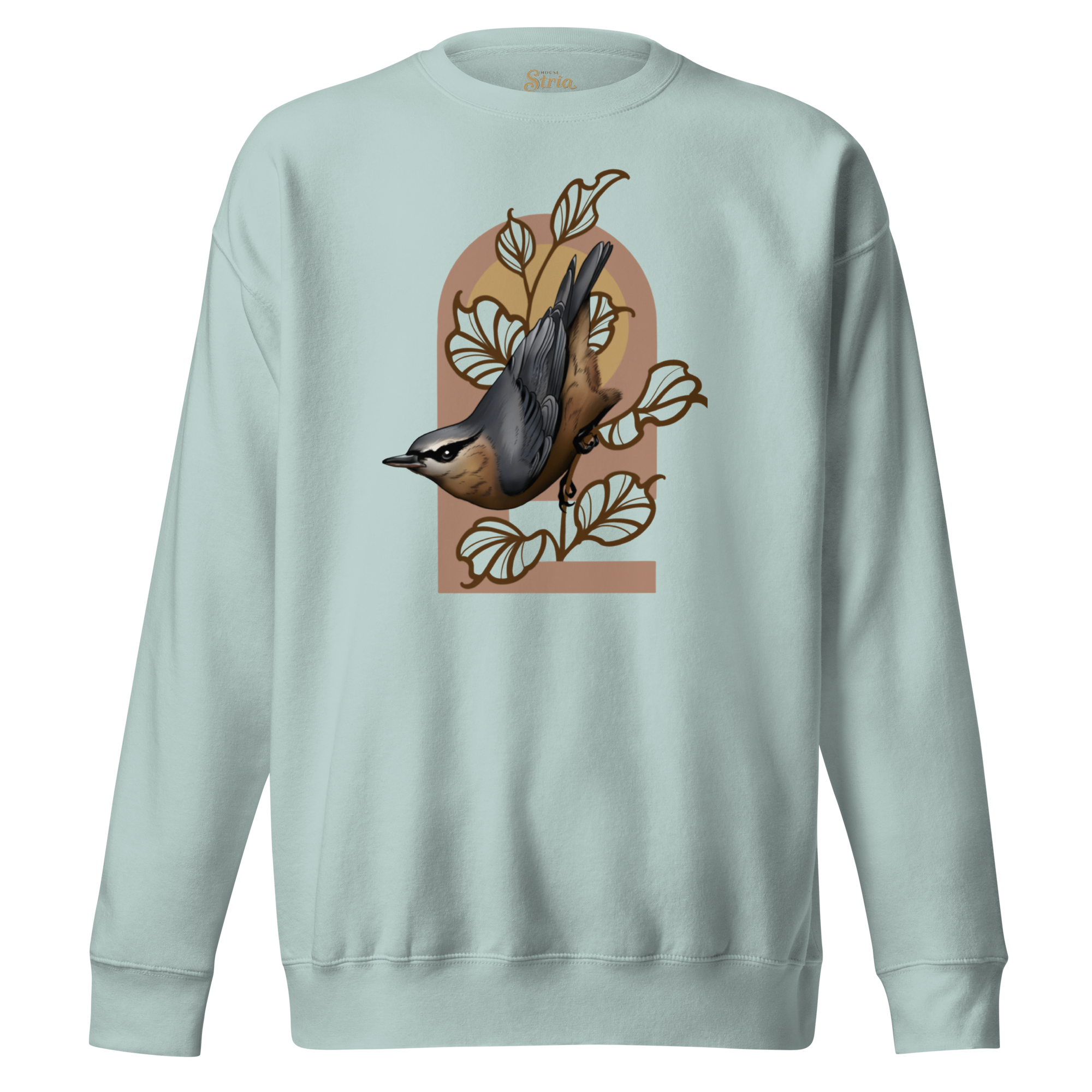 Nuthatch Bird Sweatshirt – Unisex Bird Illustration Crewneck