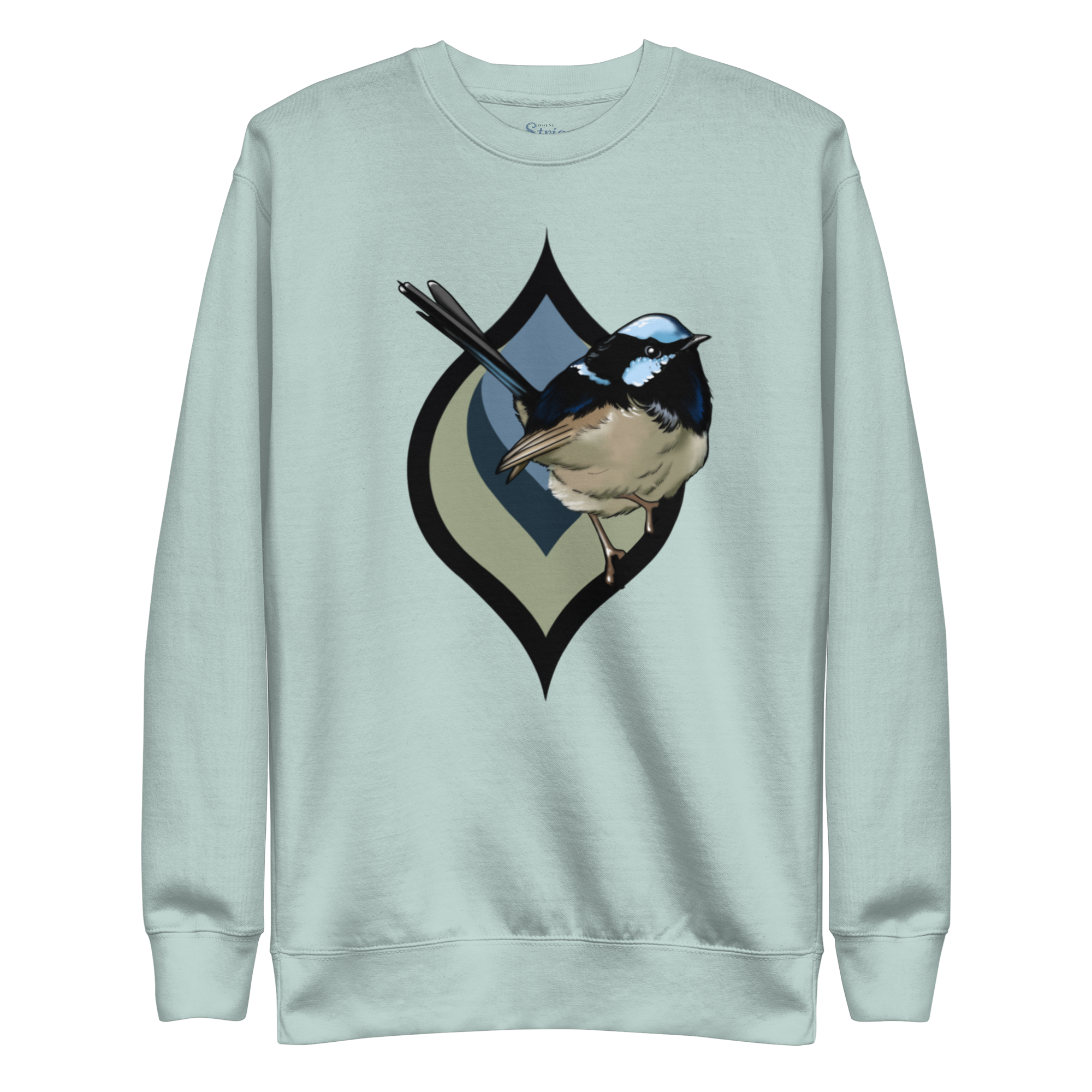 Fairy Wren Sweatshirt – Unisex Bird Illustration Crewneck