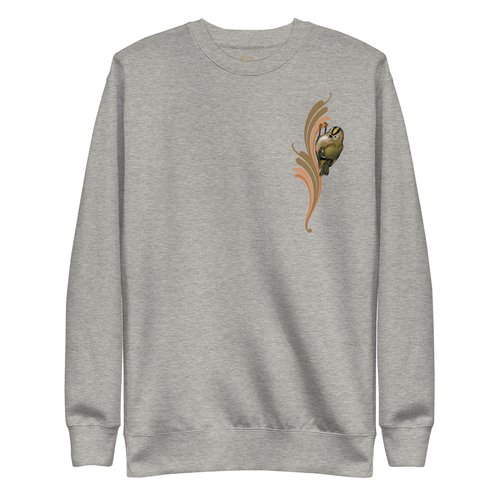 Goldcrest Sweatshirt – Unisex Small Bird Illustration Crewneck