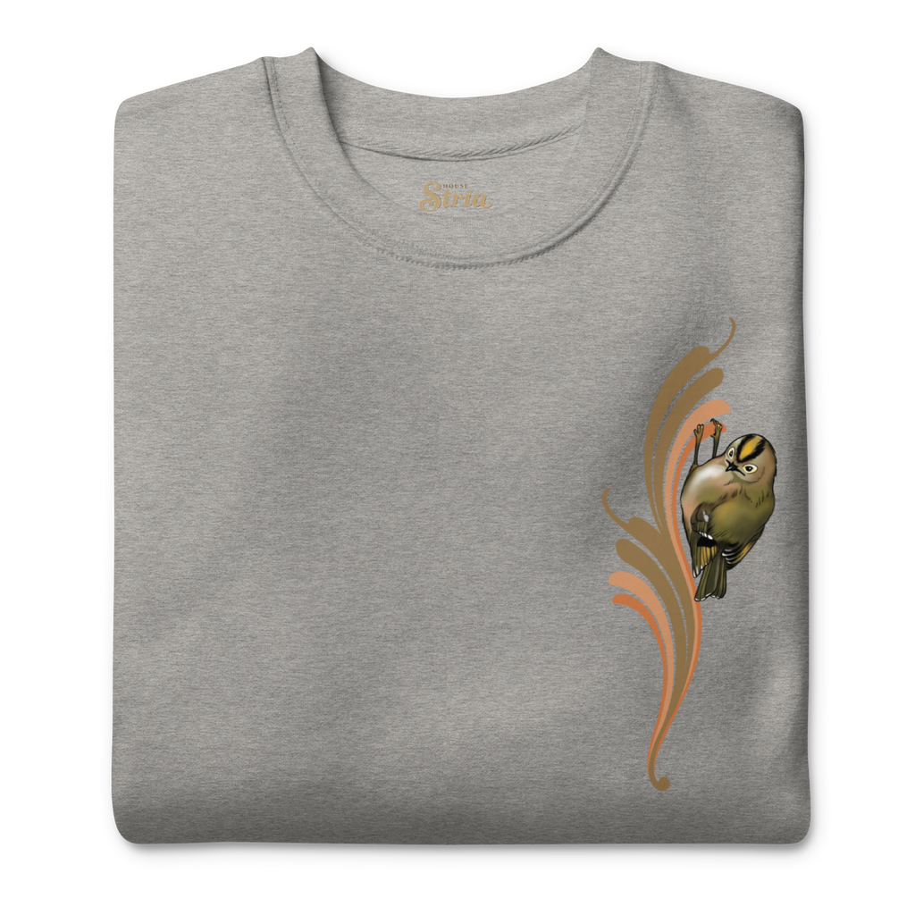 Goldcrest Sweatshirt – Unisex Small Bird Illustration Crewneck
