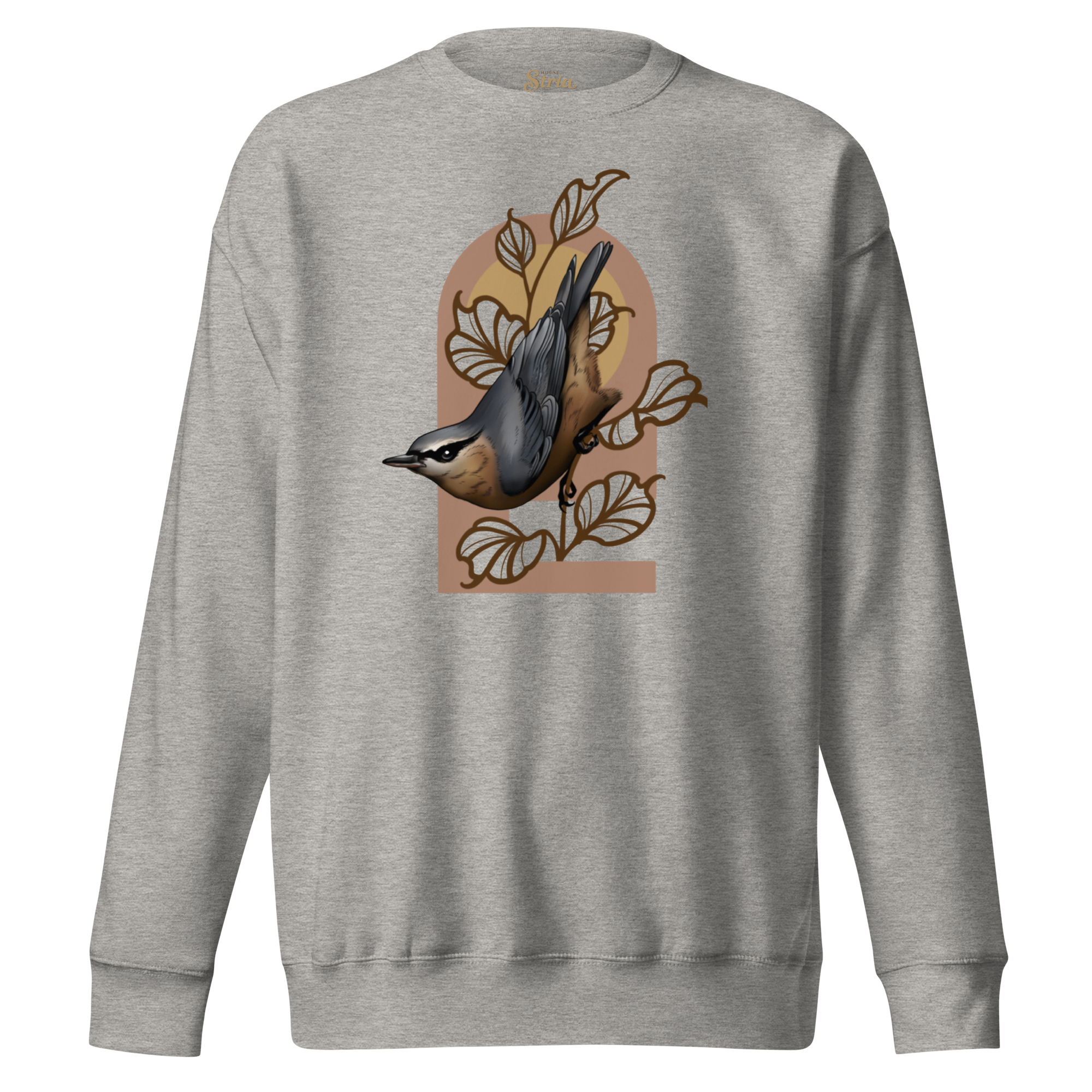 Nuthatch Bird Sweatshirt – Unisex Bird Illustration Crewneck